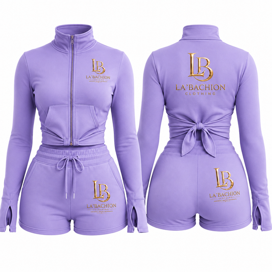La’Bachion Soft Life Lounge Set – Lavender