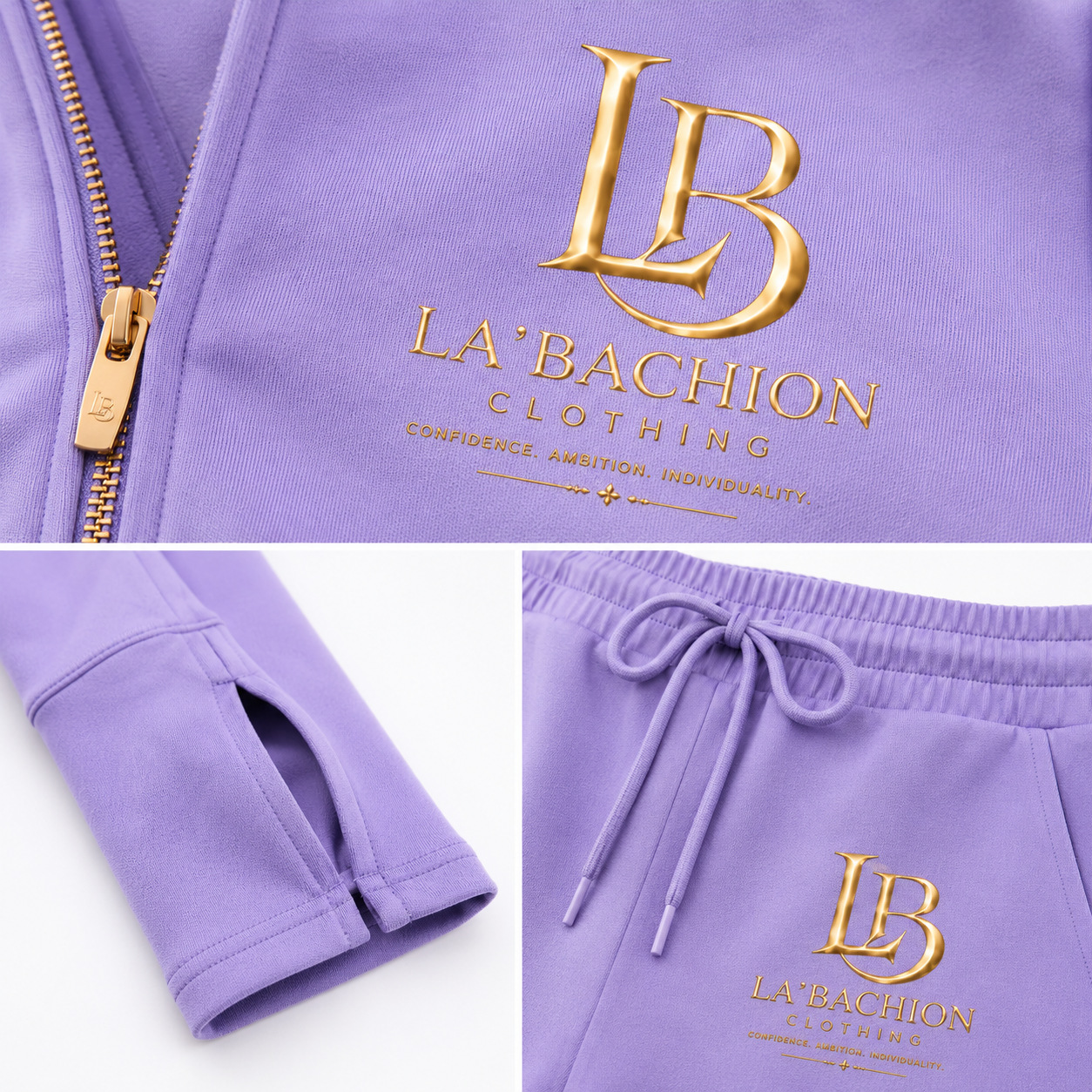 La’Bachion Soft Life Lounge Set – Lavender