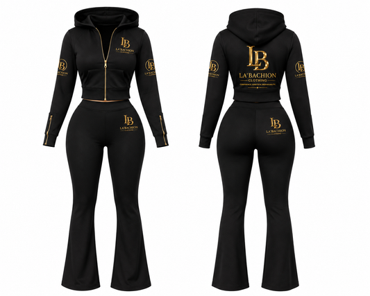 La’Bachion Soft Life Flare Set – Midnight Black