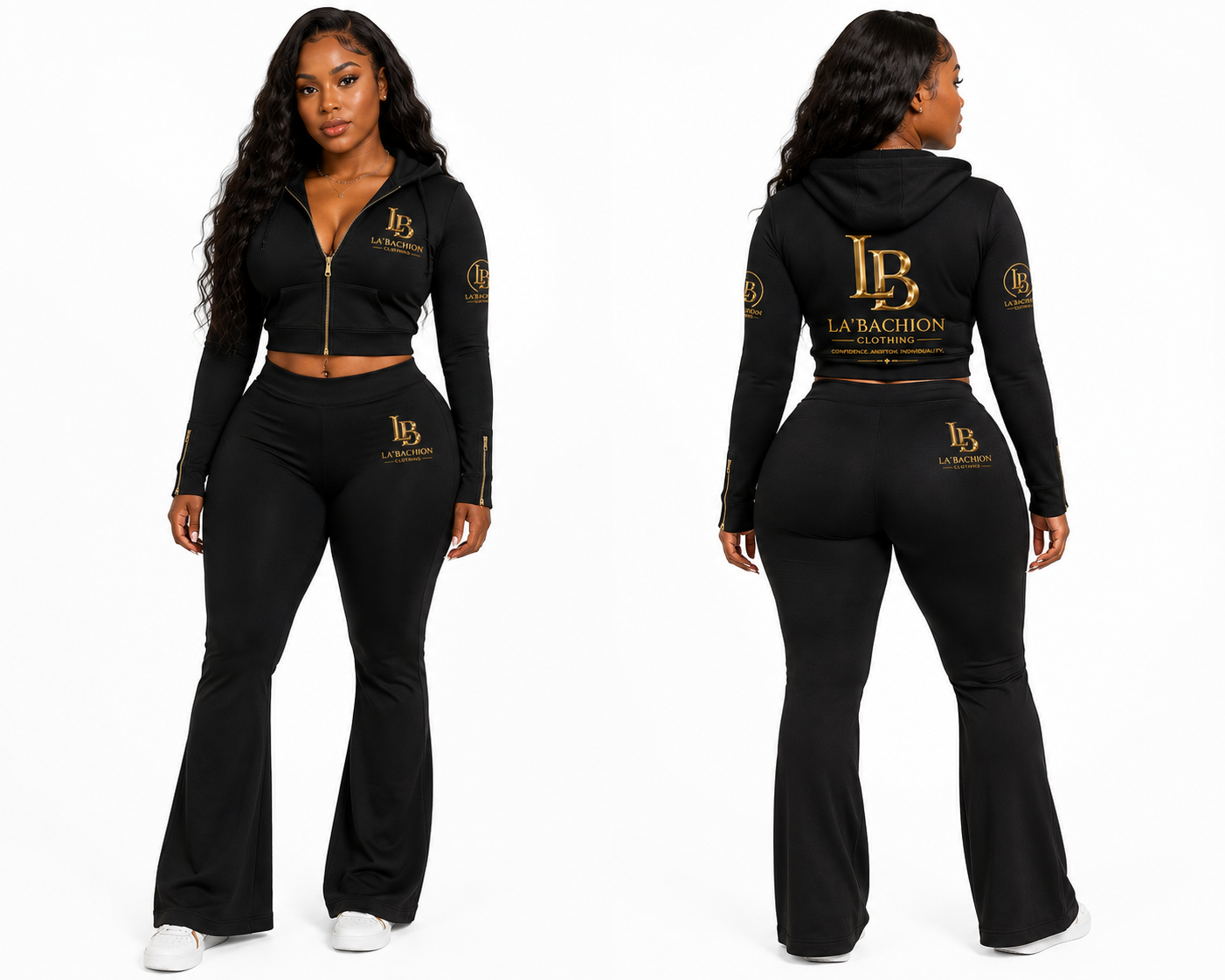 La’Bachion Soft Life Flare Set – Midnight Black