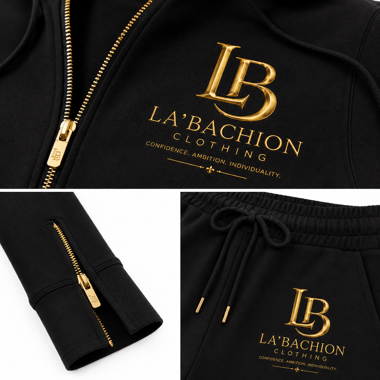 La’Bachion Soft Life Flare Set – Midnight Black