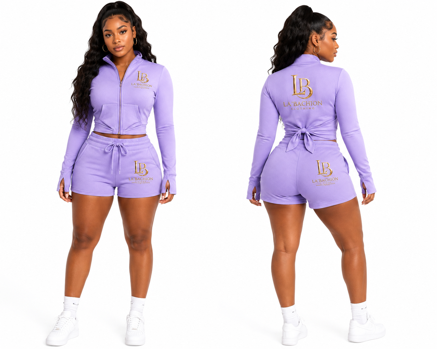 La’Bachion Soft Life Lounge Set – Lavender