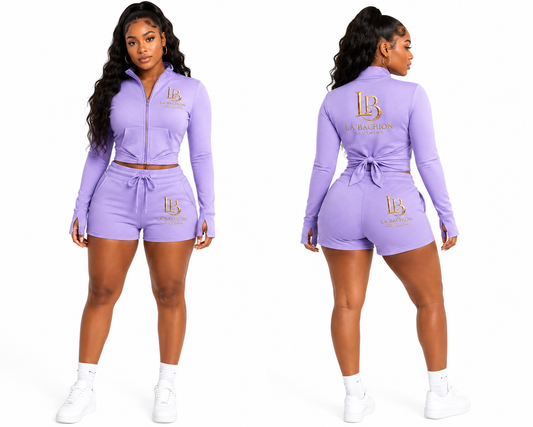 La’Bachion Soft Life Lounge Set – Lavender